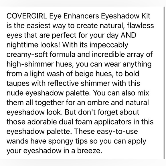 Covergirl Eye Enhancer Palette - Sheerly Nudes - Picture 3 of 5